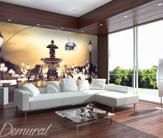a private fountain architecture wallpaper mural photo wallpapers demural
