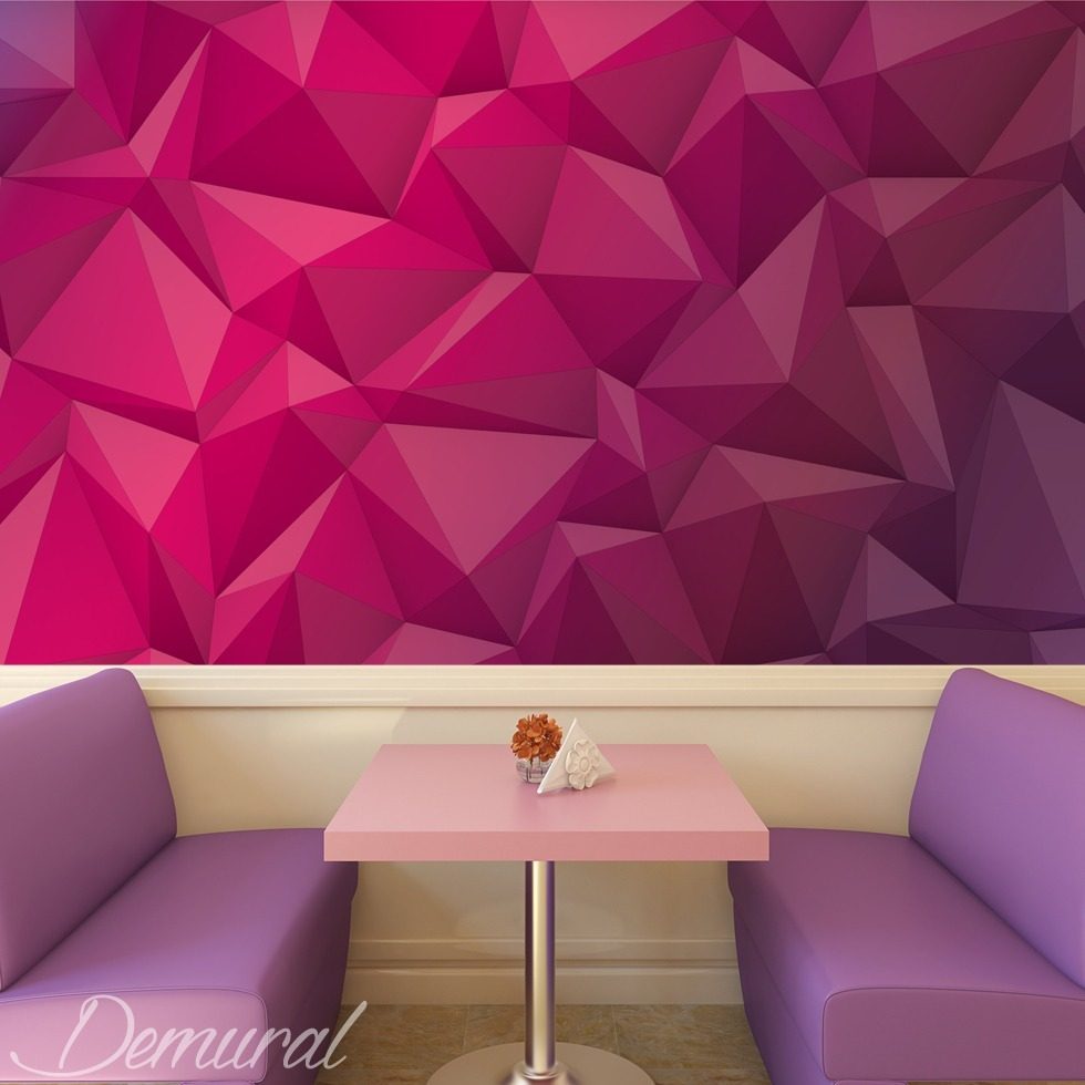 Yummy origami Cafe wallpaper mural Photo wallpapers Demural