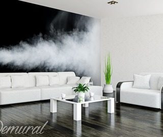 an elegant smoky room black and white wallpaper mural photo wallpapers demural