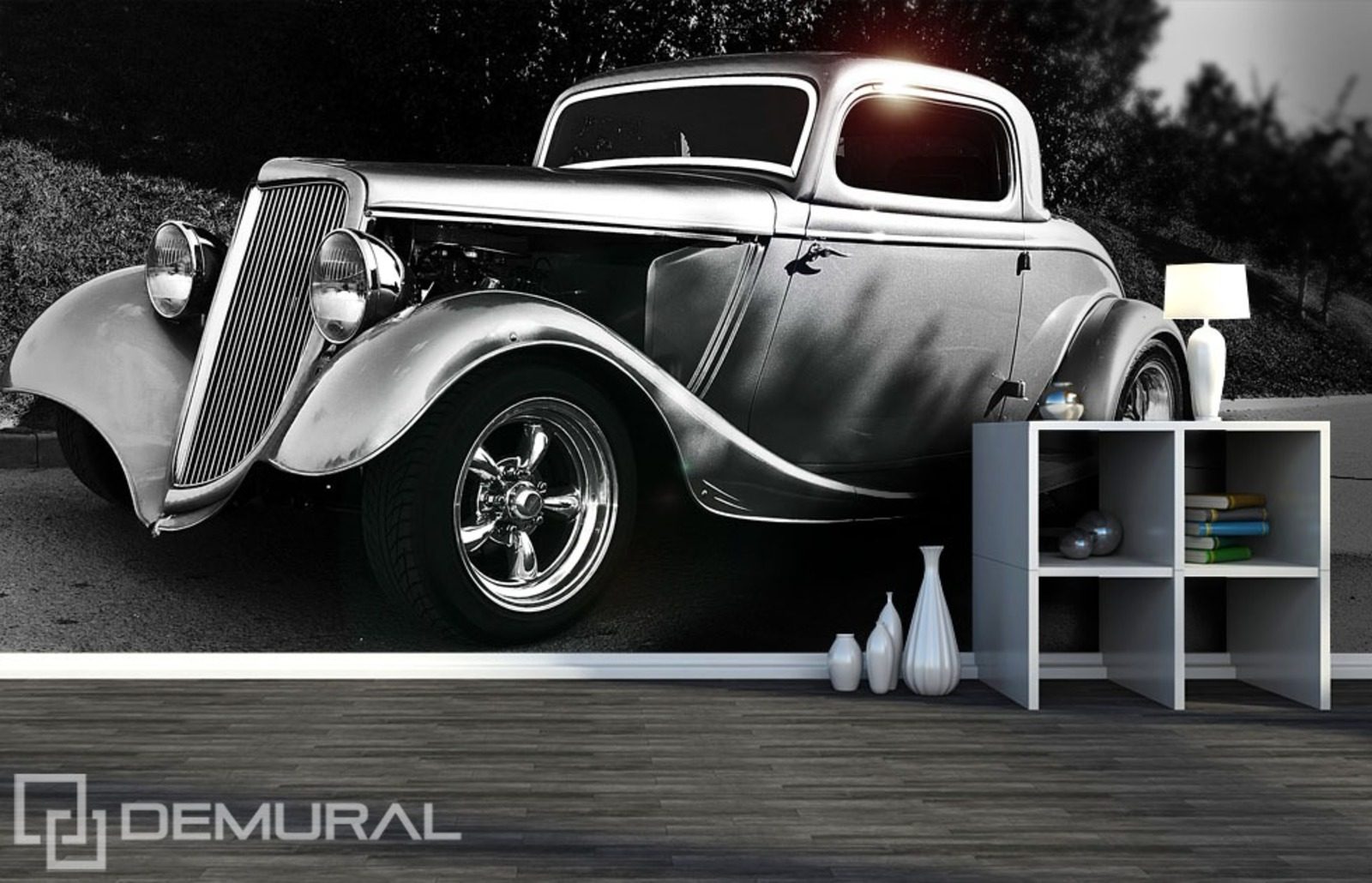 Retro car - Wall Murals and Photo Wallpapers Vehicles - Photo