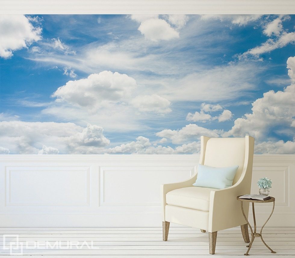 A walk in the clouds Sky wallpaper mural Photo wallpapers Demural