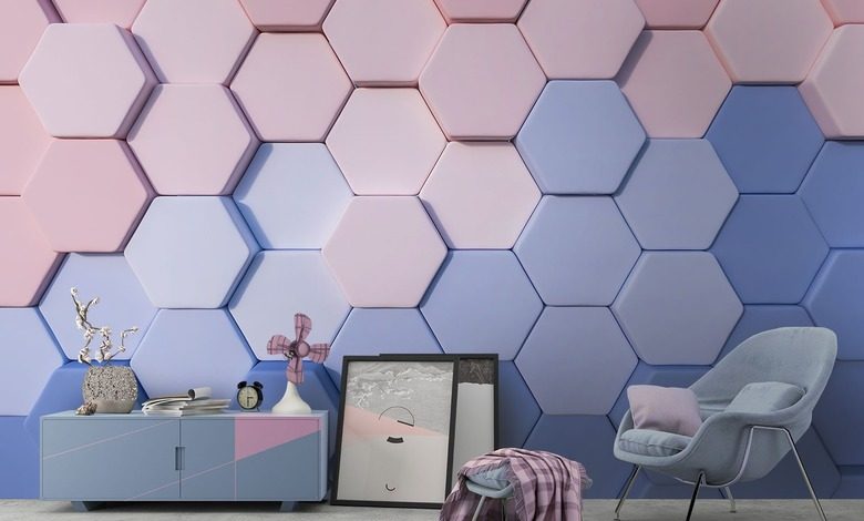 colorful honeycombs three dimensional wallpaper mural photo wallpapers demural