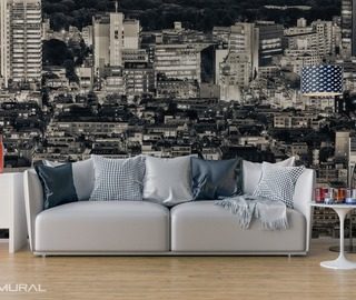 in the embrace of a big city cities wallpaper mural photo wallpapers demural