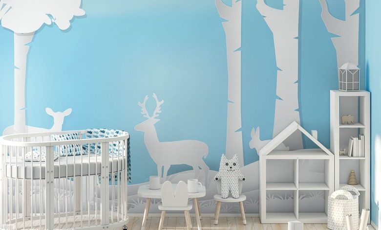a meadow full of joy childs room wallpaper mural photo wallpapers demural