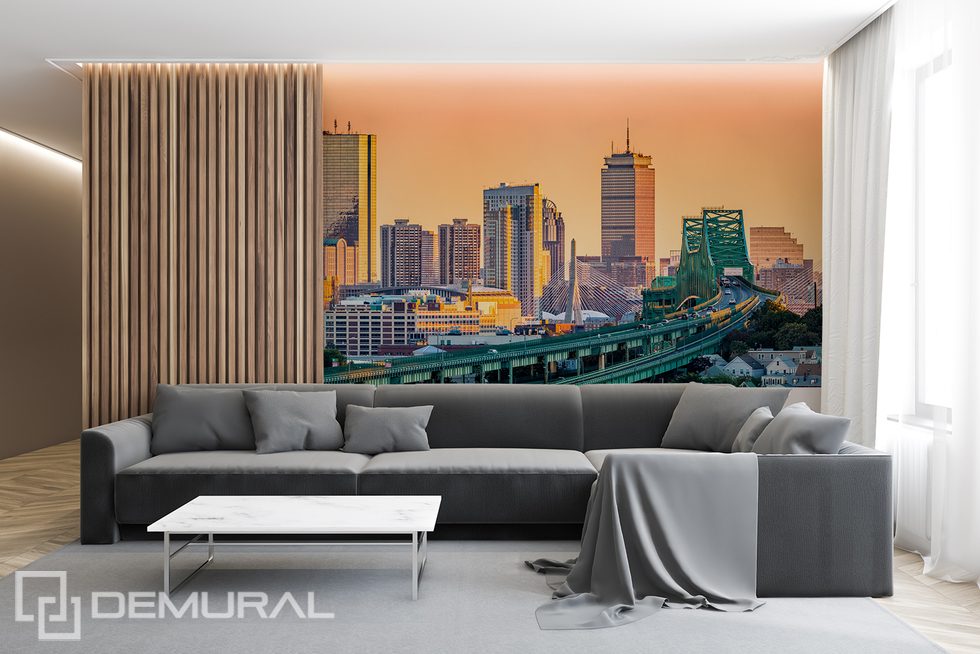 The city - your natural environment Cities wallpaper mural Photo wallpapers Demural