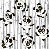 The world of pandas – monochromatic mascots