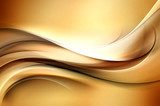 Golden shine curve - magical energy