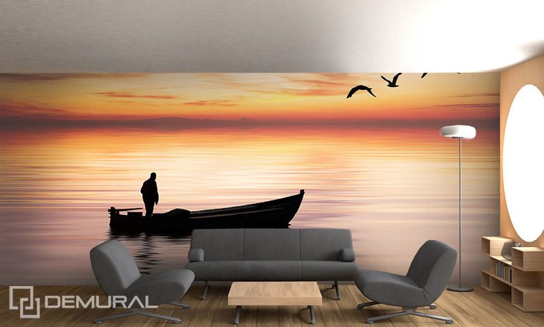 lonely voyage living room wallpaper mural photo wallpapers demural