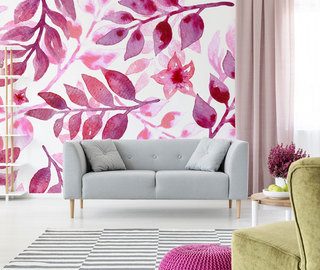 energetic fun with plants living room wallpaper mural photo wallpapers demural