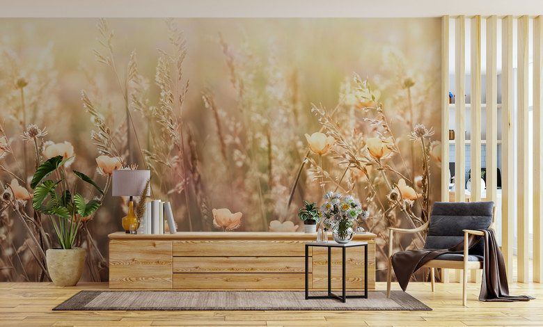 the great power of small plants living room wallpaper mural photo wallpapers demural