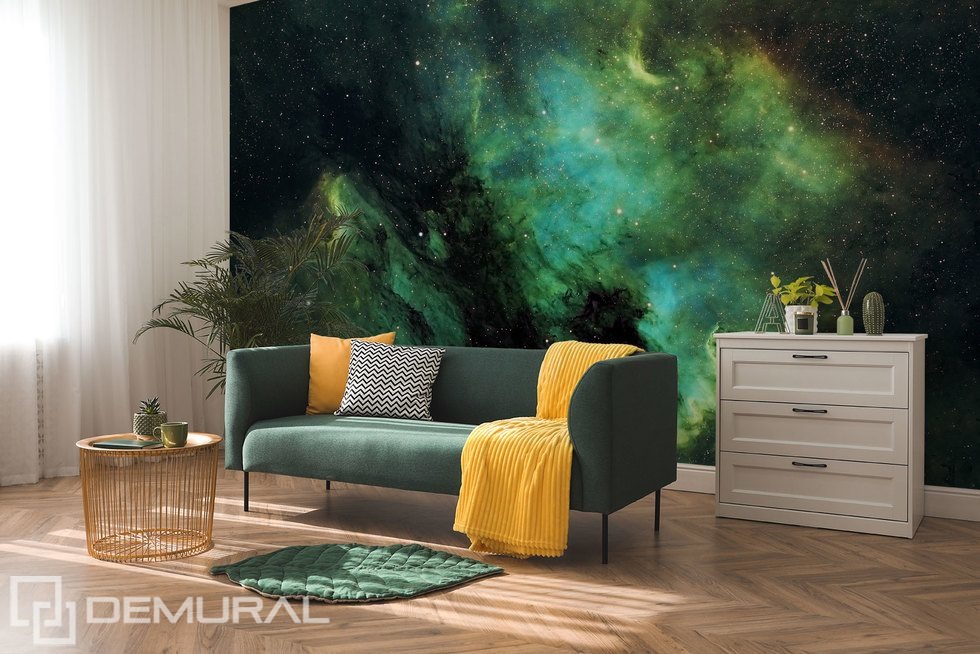 Full wall aurora borealis Cosmos wallpaper mural Photo wallpapers Demural