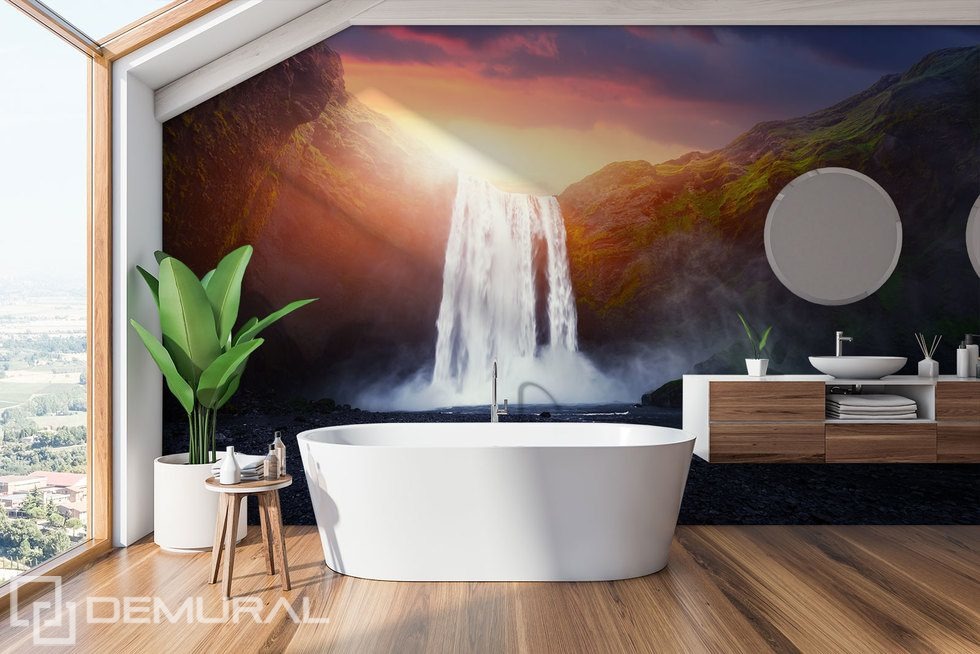 Magic straight from nature Bathroom wallpaper mural Photo wallpapers Demural