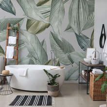 Leafy-coolness-bathroom-wallpaper-mural-photo-wallpapers-demural