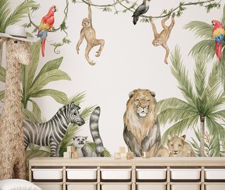 safari has come to you childs room wallpaper mural photo wallpapers demural