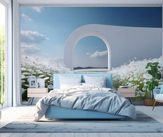 a little sunshine and finesse bedroom wallpaper mural photo wallpapers demural