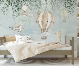 lets fly to a fairy tale land childs room wallpaper mural photo wallpapers demural