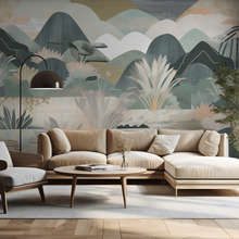 Graphic-version-of-the-landscape-living-room-wallpaper-mural-photo-wallpapers-demural