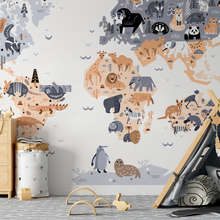 Learning-about-the-world-together-childs-room-wallpaper-mural-photo-wallpapers-demural