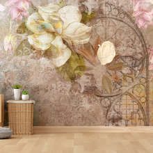 A-stylish-combination-flowers-wallpaper-mural-photo-wallpapers-demural