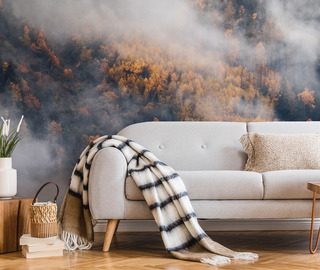 the misty mystery of mountain nature living room wallpaper mural photo wallpapers demural