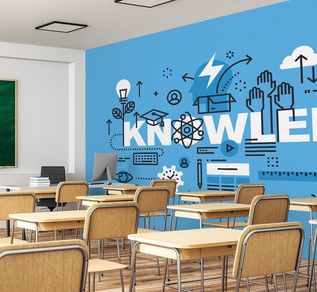 educational energy in a modern style office wallpaper mural photo wallpapers demural