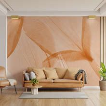 Subtle-elegance-in-shades-of-peach-living-room-wallpaper-mural-photo-wallpapers-demural