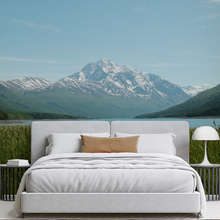 Mountain-landscape-with-a-glacier-view-bedroom-wallpaper-mural-photo-wallpapers-demural