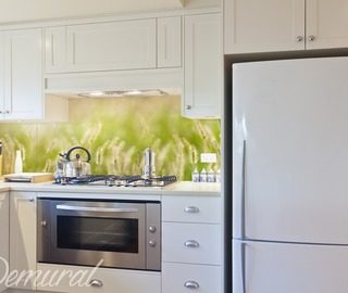 idyllically and summery kitchen wallpaper mural photo wallpapers demural