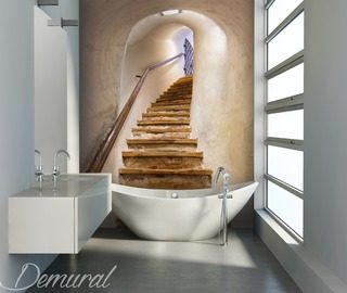 a blissful mirage bathroom wallpaper mural photo wallpapers demural