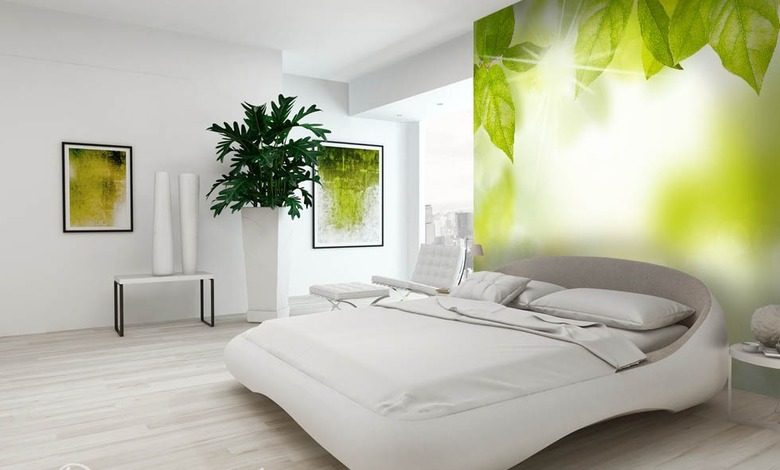 green energy bedroom wallpaper mural photo wallpapers demural