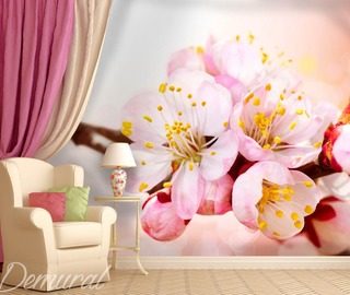 a blossoming nook flowers wallpaper mural photo wallpapers demural