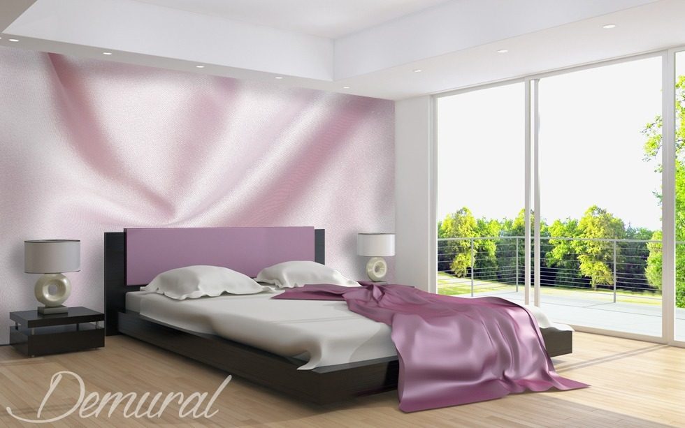 Elegant sateen Bedroom wallpaper mural Photo wallpapers Demural