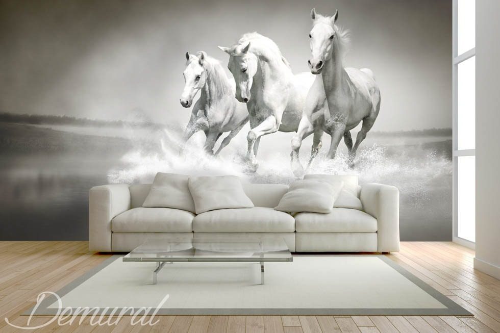 Like galloping horses Animals wallpaper mural Photo wallpapers Demural