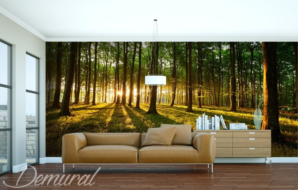 Stylization tracks Landscapes wallpaper mural Photo wallpapers Demural