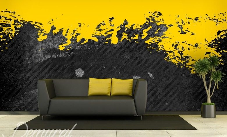 spilled paint abstraction wallpaper mural photo wallpapers demural