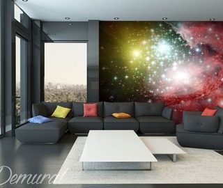 colours of the universe cosmos wallpaper mural photo wallpapers demural