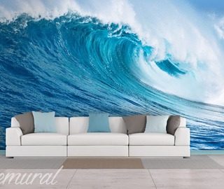 sea wave living room wallpaper mural photo wallpapers demural