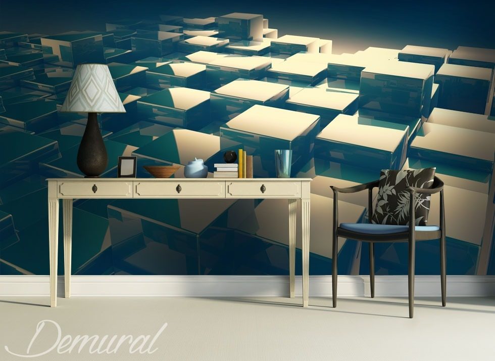Glass platforms Three-dimensional wallpaper, mural Photo wallpapers Demural
