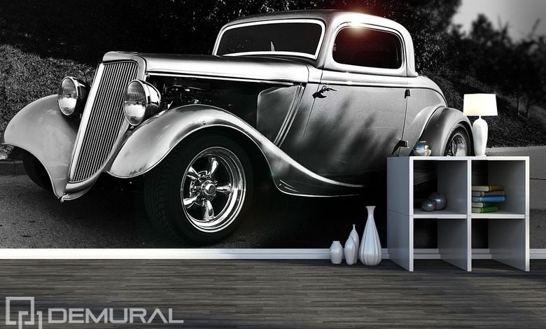 retro car wall murals photo wallpapers vehicles photo wallpapers demural