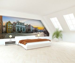 in shutters of townhouse cities wallpaper mural photo wallpapers demural