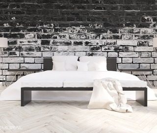 walls in contrasting black and white black and white wallpaper mural photo wallpapers demural