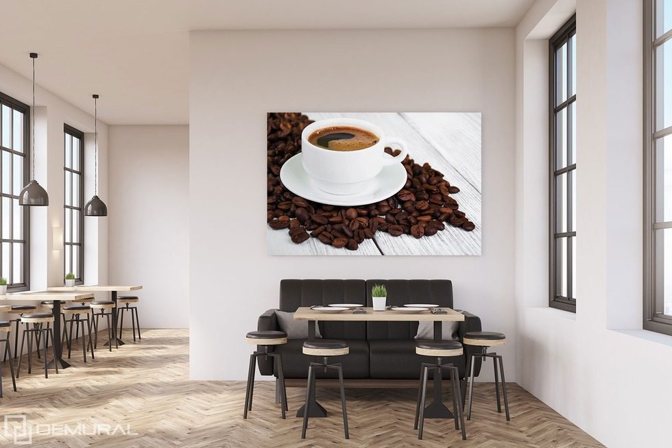 The beauty of the coffee mixtures Canvas prints in dining room Canvas prints Demural