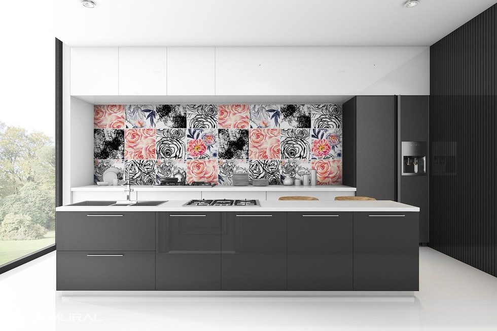 Stylish impression Kitchen wallpaper mural Photo wallpapers Demural