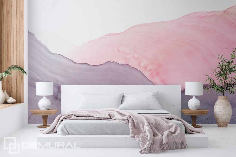 Pastel energy for the bedroom Bedroom wallpaper mural Photo wallpapers Demural