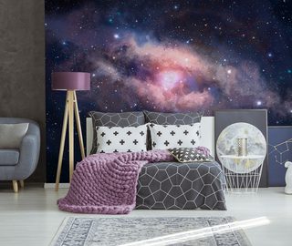 the great energy of the coloured nebula cosmos wallpaper mural photo wallpapers demural
