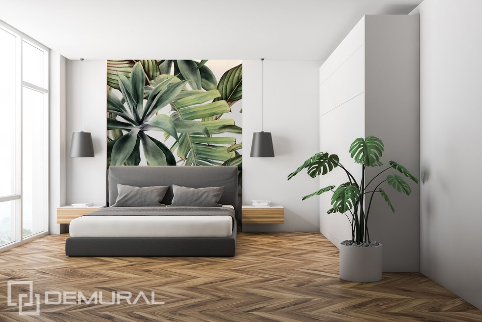 Minimalist reference to nature - Patterns wallpaper mural - Photo wallpapers  | Demural®