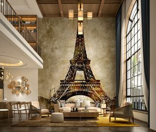 a big mural at home why not eiffel tower wallpaper mural photo wallpapers demural